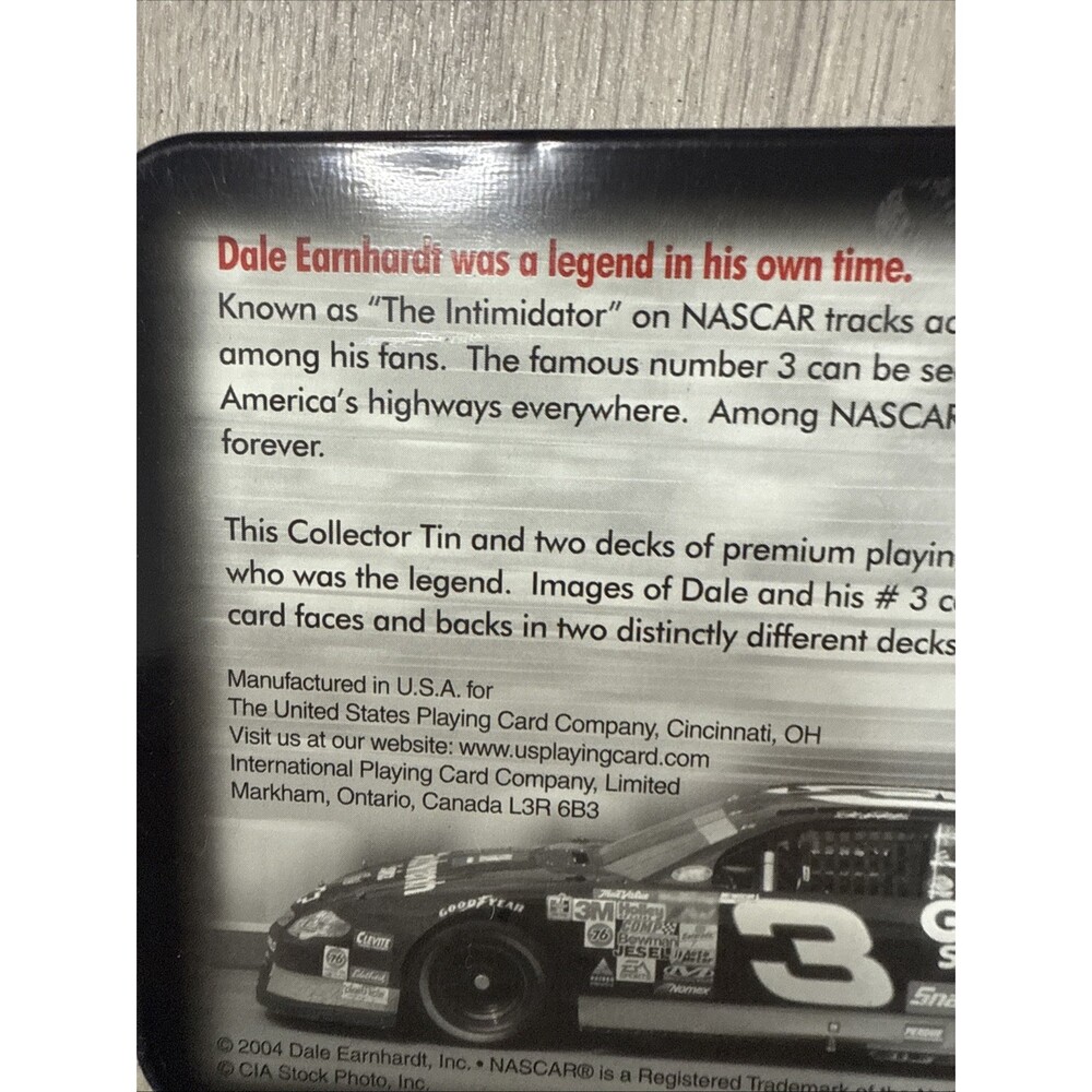 Nascar Dale Earnhardt #3 Collector Tin, 2004 - Picture 7 of 10
